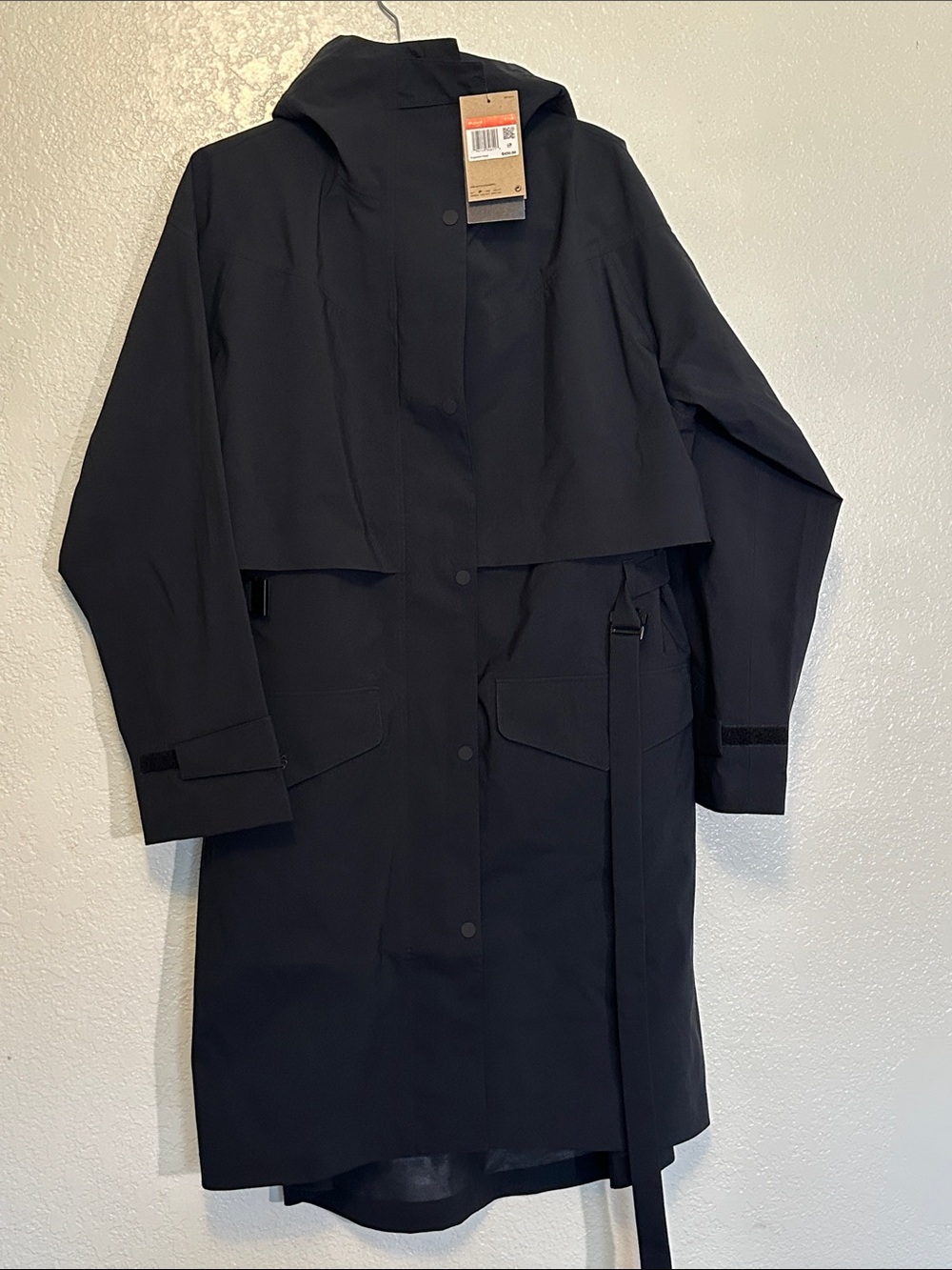 Nike Tech Pack Storm Fit Parka ADV Therma Fit Black Belted Coat Oversized NWT L